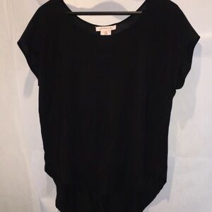 Philosophy Black Blouse Top | Size M